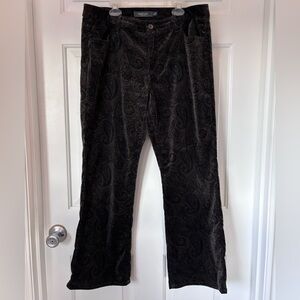 Vintage Gap Paisley Velvet Jeans